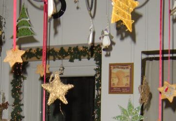 karácsonyi dekor mézeskalácsból